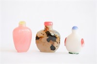 CHINESE GLASS SNUFF BOTTLES