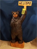 Wood Bear Carving (Pick up Only)