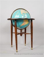 Mid Century Globe on Stand Light