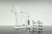 Crystal Horses by Lindsammar of Sweden