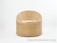 Wicker Chair - Attrib. to Isamu Kenmochi