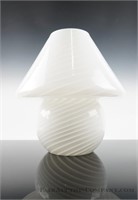 Vetri Murano Glass Mushroom Lamp