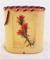 Vintage Ruth Joy Indian Paintbrush Desk Holder