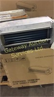 Ceiling concealed fan coil unit air conditioning