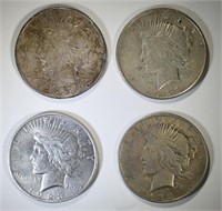 4-1923-D CIRC PEACE DOLLARS