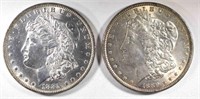 MORGANS CHOICE BU; 1889 & 1885-O