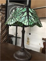 Dale Tiffany Slag Stained Glass Lamp