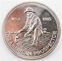 Coin American Prospector Silver 1 Oz .999