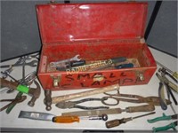 Metal Toolbox & Tools