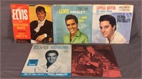 5 Elvis Presley 45 Records