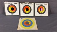 4 Beatles Capital 45 records