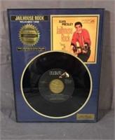 Jailhouse Rock RCA record framed
