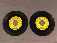 2 Johnny Cash 45 Records