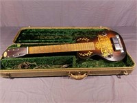 Rare Vintage Oahu Diana Electric Lap Guitar & Case