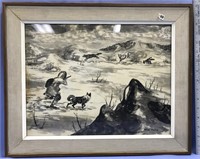 Extremely rare original pen and ink drawings by Wi