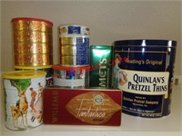 VINTAGE COFFEE & OTHER TINS