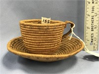 Hooper Bay tea cup and saucer, overall height is 3