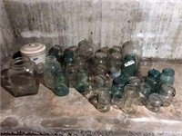 Jars and Bottles in Cellar