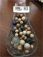 Dish of Old Marbles