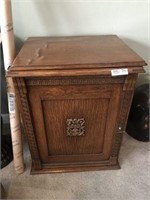 Minnesota Antique Sewing Machine in Ornate Cabinet