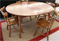 5 pc Keller Maple Table and 4Chairs