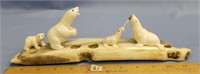 Beautiful 11 1/2" fossilized ivory artifact, toppe