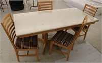 Corian Table and 4 Chairs