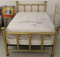 Full Size Antique Brass Bed