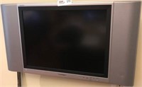 Sharp Aquos TV on Wall in Kitchen, 19"