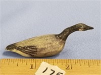 Fabulous carved ivory Canadian Goose, by Peter May