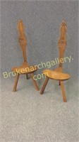Pair Spanish Caviler Chairs