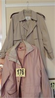 TWO LADIES ALL WEATHER JACKETS SIZE 10 ?