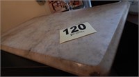 OLD MARBLE DRESSER TOP- 31 X 17
