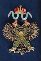 RUSSIAN BADGE OF THE ORDER OF ST ANDREW