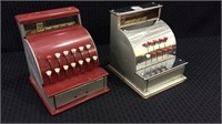 Lot of 2 Toy Cash Registers-One Marked Junior