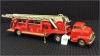 Tin Japan Toy Fire Truck