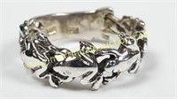 Sterling Silver Frogs Ring