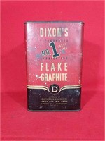 Vintage Dixon's Flake Graphite Container