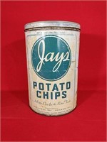 Vintage Jays Potato Chips Can