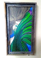 Beautiful Mermaid Framed Arcylic on Canvas