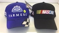 2 NASCAR BASEBALL HATS 1 SIGNED BY KASEY KAHNE