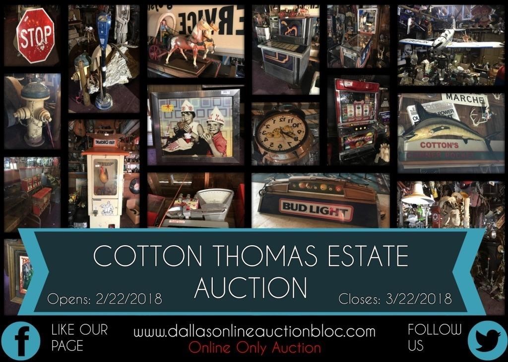 A Little Piece of Cotton - Estate of Donald "Cotton" Thomas!
