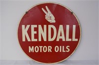 Advertising Sign; Kendal Motor Oils