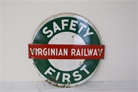 Virginian Railway; Safety First Sign