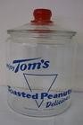 Tom's Peanuts Glas Jar with lid
