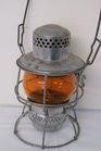 Amber globe lantern