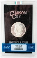 Coin 1884-CC  Morgan Silver Dollar NGC MS64 GSA