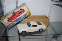 Vtg Bump N' Go Ford Mustang w/ Box