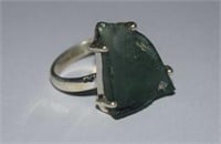 Sterling Silver Ring w/ Genuine Ancient Roman