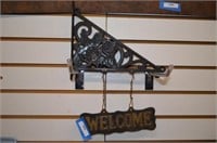 Metal Hanging "Welcome" Sign